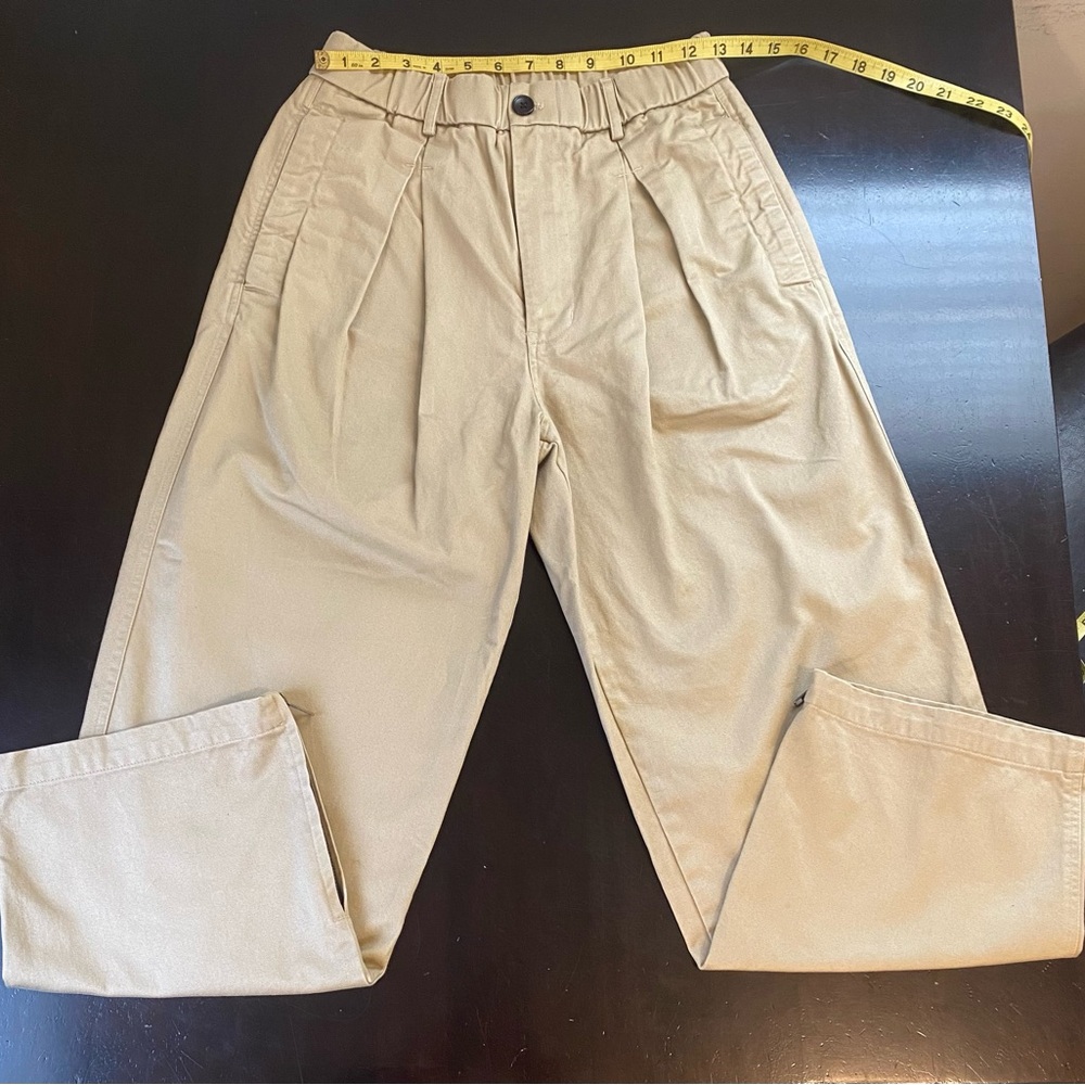 Tanoxi Tan Pleated Trousers